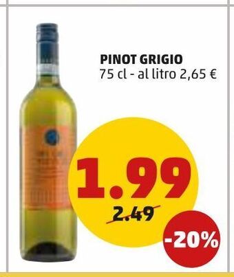 PENNY Pinot grigio offerta