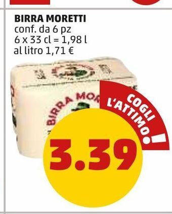 PENNY Birra moretti offerta