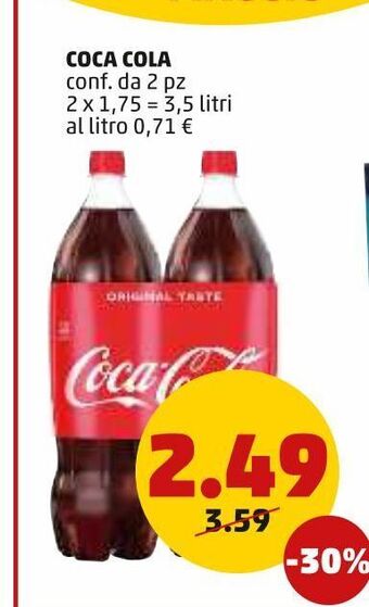 PENNY Coca-cola offerta
