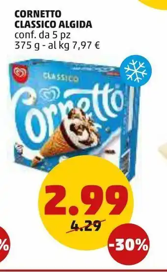 PENNY Cornetto classico algida offerta