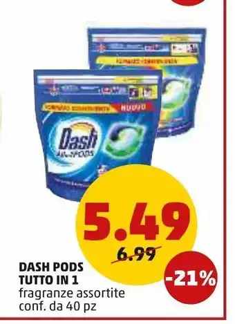 PENNY Dash pods tutti in 1 offerta