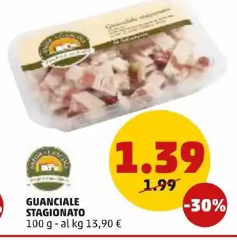 PENNY Guanciale stagionato offerta