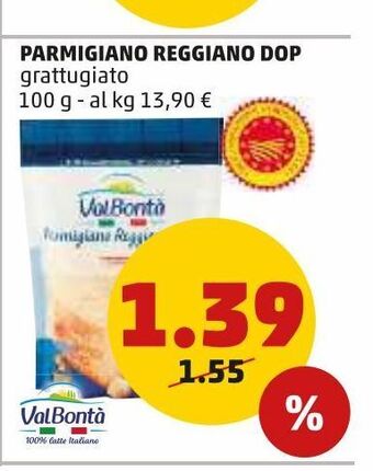 Parmigiano reggiano dop valbontá