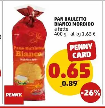 Pane bauletto bianco morbido