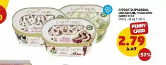 PENNY Affogato spagnola, cioccolato, pistacchio carte d'or offerta