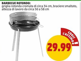 PENNY Barbecue rotondo offerta