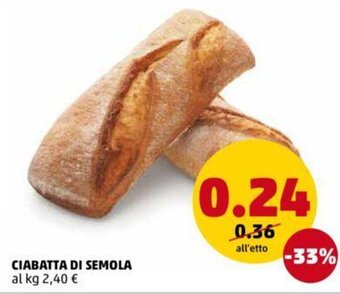 PENNY Ciabatta di Semola offerta
