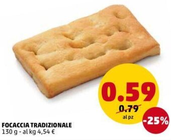 PENNY Focaccia Tradizionale 130 g offerta