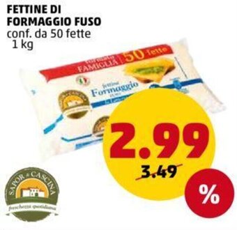 PENNY Fettine di Formaggio Fuso 1kg offerta