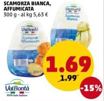 PENNY ValBontà Scamorza Bianca, Affumicata 300 g offerta