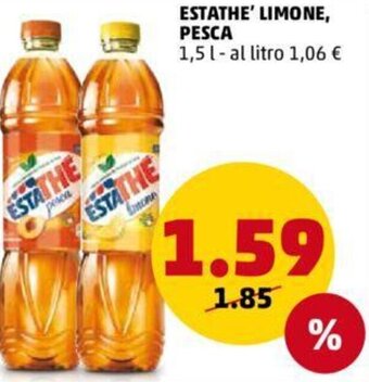 PENNY Estathè Limone, Pesca 1,5 L offerta