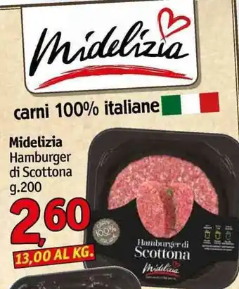 Midelizia Hamburger di Scottona g. 200