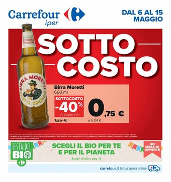 Carrefour Birra Moretti 660 ml offerta