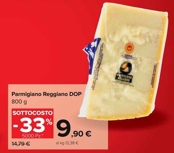 Carrefour Parmigiano Reggiano DOP 800 g offerta