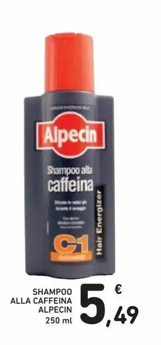 Spazio Conad Shampoo alla caffeina alpecin 250 ml offerta