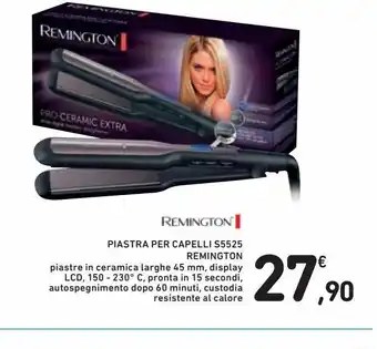 Spazio Conad Piastra capelli remington s5525 offerta