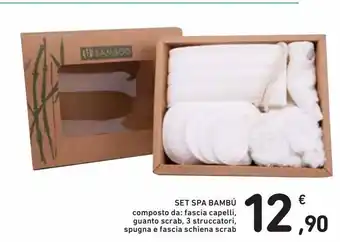 Set spa bambù