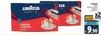 Deco Supermercati Caffè lavazza crema e gusto classico g 250 x3 - 2 pezzi offerta