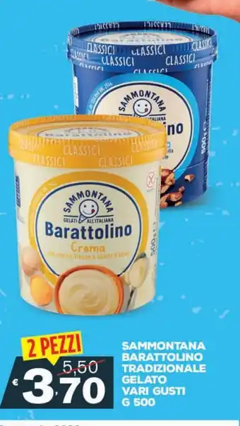Deco Superfreddo Sammontana barattolino tradizionale gelato vari gusti offerta