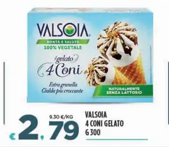 Valsoia 4 coni gelato