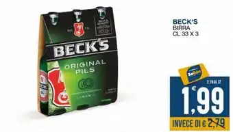 SeBón Supermercati Beck's birra offerta