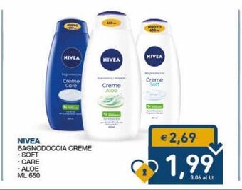 SeBón Supermercati Nivea bagnodoccia creme offerta