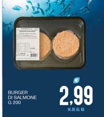 SeBón Supermercati Burger di salmone g 200 offerta