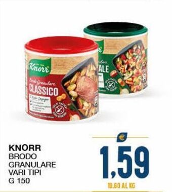 Knorr brodo granulare vari tipi