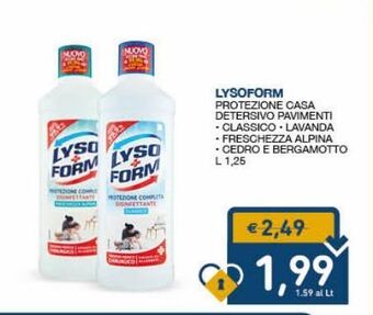 Lysoform protezione casa detersivo pavimenti