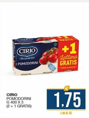 SeBón Supermercati Cirio pomodorini offerta