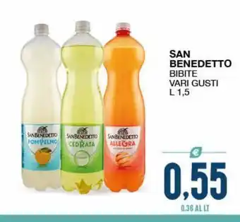 SeBón Supermercati San benedetto bibite vari gusti offerta