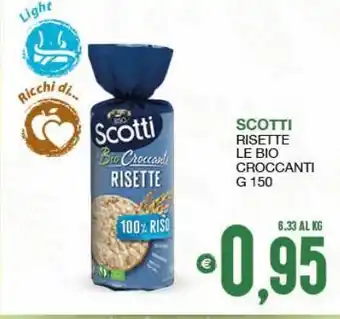 SeBón Supermercati Scotti risette le bio croccanti offerta