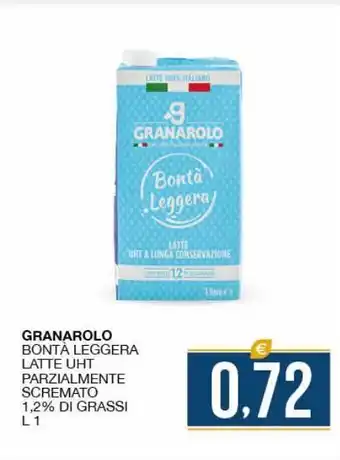SeBón Supermercati Granarolo bonta leggera latte uht parzialmente scremato 1.2 % di grassi offerta