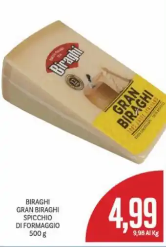 Supermercati Piccolo Biraghi Gran Biraghi Spicchio Di Formaggio 500 g offerta