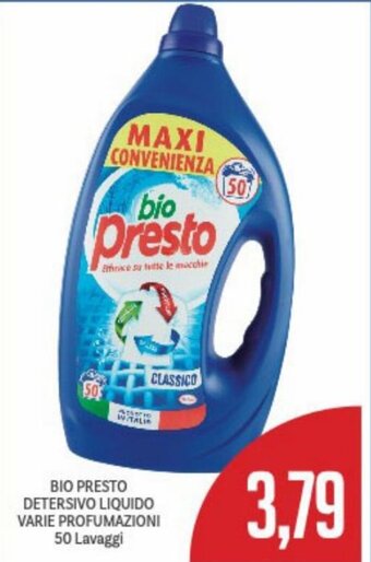Supermercati Piccolo Bio Presto Detersivo Liquido Varie Profumazioni 50 Lavaggi offerta