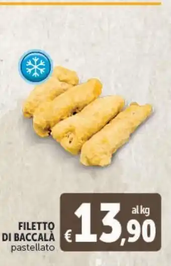 Deco Supermercati Filetto di baccala pastellato al kg offerta