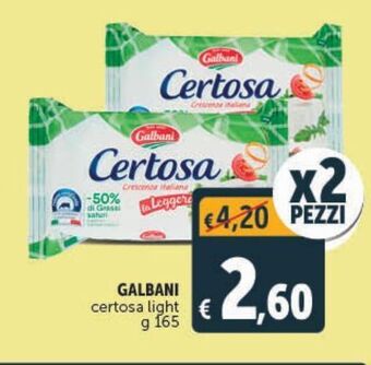 Deco Maxistore Galbani certosa light offerta