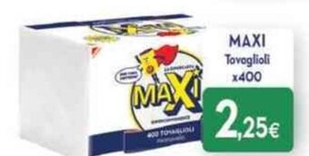 Proshop Maxi Tovaglioli x400 offerta