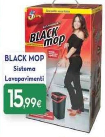 Black Mop Sistema Lavapavimenti