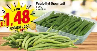 Prix Quality Fagiolini Spuntati 250 g offerta