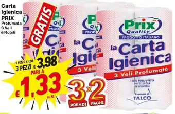 Prix Quality Carta Igienica Prix offerta
