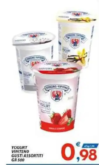 Vivo Supermercati Vipiteno Yogurt Gusti Assortiti 500 gr offerta