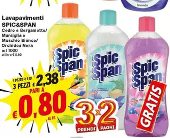 Lavapavimenti Spic & Span 1000 ml