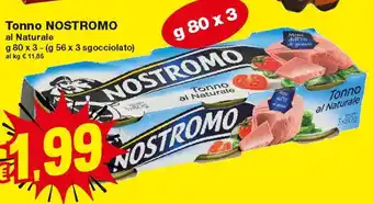 Prix Quality Tonno Nostromo 3x80 g offerta