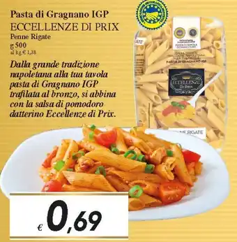 Prix Quality Pasta Di Gragnano IGP 500 g offerta