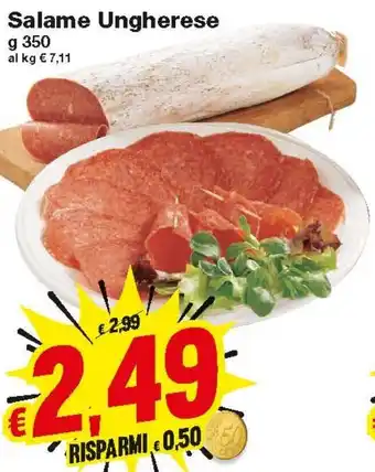Prix Quality Salame Ungherese 350 g offerta