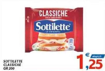 Vivo Supermercati Sottilette Classiche 200 gr offerta