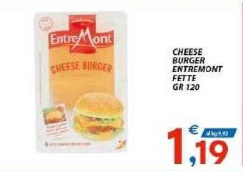 Vivo Supermercati Entremont Cheese Burger Fette 120 gr offerta
