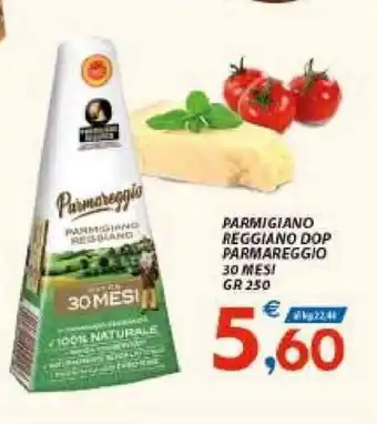 Vivo Supermercati Parmareggio Parmigiano Reggiano Dop 30 mesi 250 gr offerta