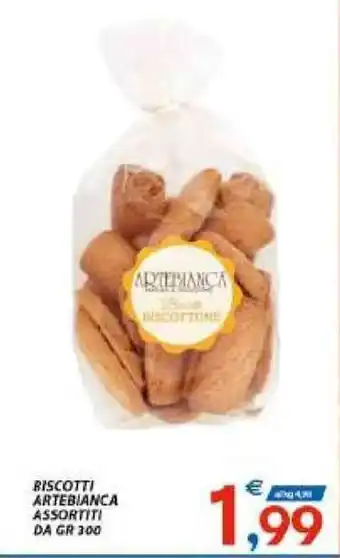 Vivo Supermercati Artebianca Biscotti Assortiti da 300 gr offerta